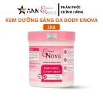 Kem Body Enova Perfect Whitening Ltion Cream Màu Hồng 1kg Dưỡng Sáng Da Body