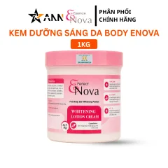 Kem Body Enova Perfect Whitening Ltion Cream Màu Hồng 1kg Dưỡng Sáng Da Body
