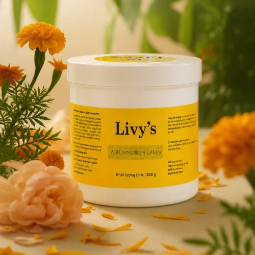 Kem Body Livy's 1kg - Kem Dưỡng Sáng Da Toàn Thân Livy