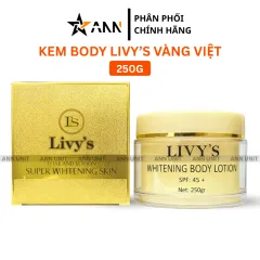 Kem Body Livy's Hộp Vàng Việt Nam Chính Hãng 250g