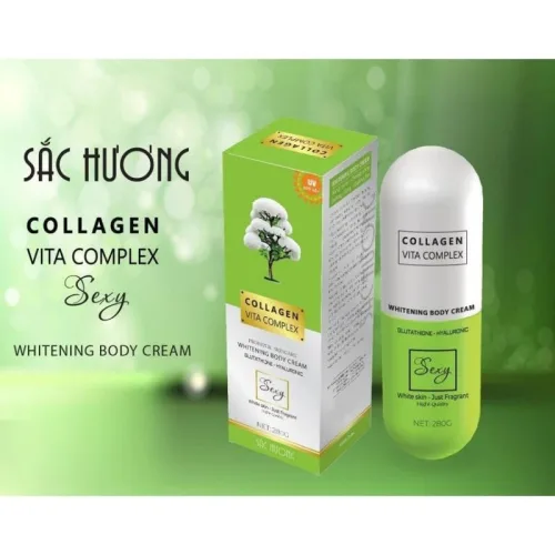 Kem Body Sắc Hương Collagen Vita Complex Sexy Hình Viên Thuốc 280ml
