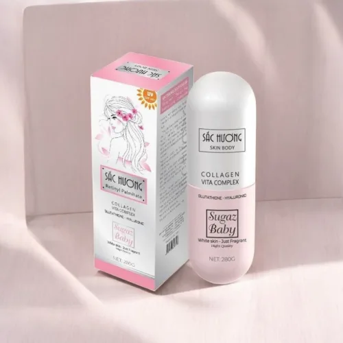Kem Body Sắc Hương Skin Body Sugaz Baby Hình Viên Thuốc 280ml