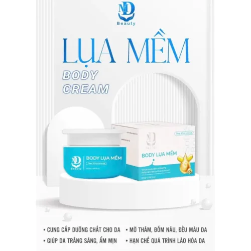 Kem Body Trắng Da Lụa Mềm MD Beauty 250g