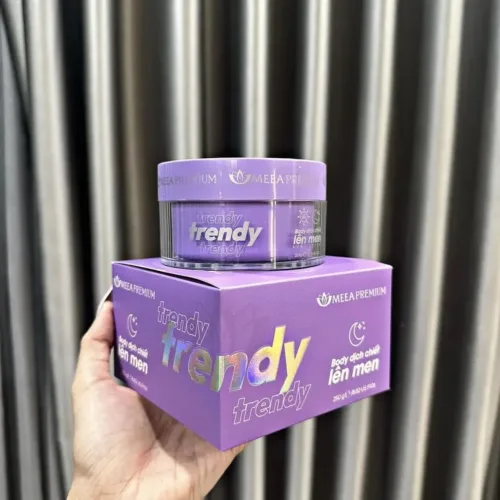 Kem Body Trendy Meea Origin Dịch Chiết Lên Men - Tặng 1 Gói Ủ Bơ Meea