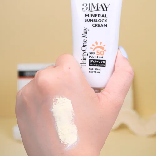 Kem Chống Nắng 31May Mineral Sunblock Cream SPF50+ PA++++ 50ml -Thirtyone May