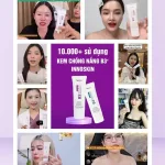 Kem Chống Nắng B3 InnoSkin Màu Xanh Cho Da Khô