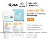 Kem Chống Nắng B5 PrettySkin 50ml Màu Xanh Ngọc - Hỗ Trợ Chống Nắng Dưỡng Sáng Cải Thiện Lão Hóa Da