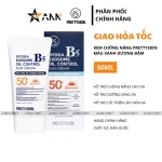 Kem Chống Nắng B5 PrettySkin 50ml Màu Xanh Dương Đậm - Hỗ Trợ Chống Nắng Dưỡng Sáng Cải Thiện Lão Hóa Da