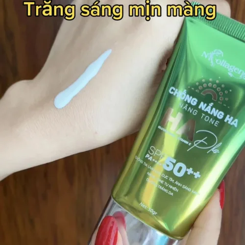 Kem Chống Nắng HA Plus N Collagen Nâng Tone