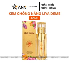 Kem Chống Nắng Liya Deme SPF50+ PA+++ 40ml - Hỗ Trợ Cấp Ẩm Bảo Vệ Da