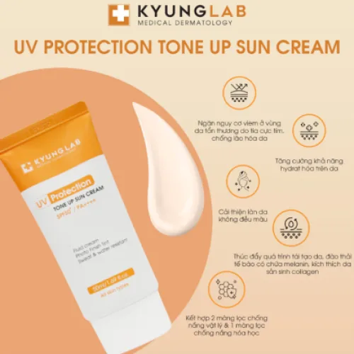 Kem Chống Nắng Nâng Tone Da Kyung Lab Tone Up Sun Cream SPF50+/PA++++ 50ml