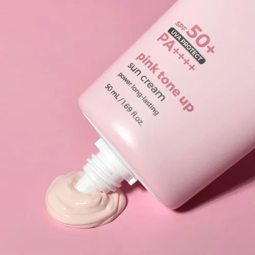 kem Chống Nắng PrettySkin Pink Tone Up Nâng Tone Trắng Hồng 50ml