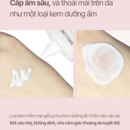 Kem Chống Nắng PrettySkin Watery Mild Cấp Ẩm Dưỡng Trắng Da