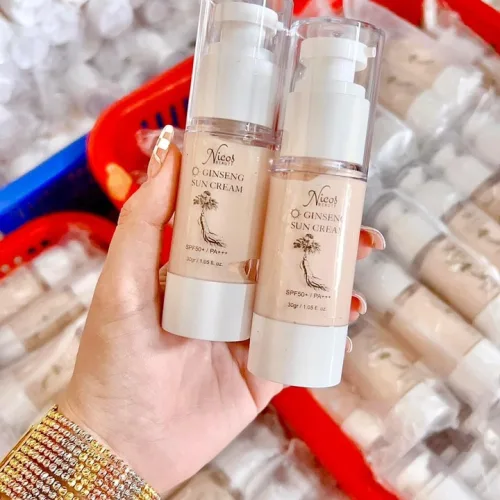 Kem Chống Nắng Rể Sâm Nicos Beauty