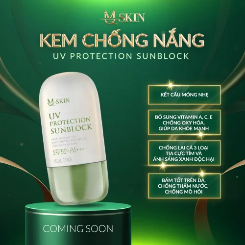 Kem Chống Nắng SPF50+ PA+++ UV Protection Sunblock MQ Skin