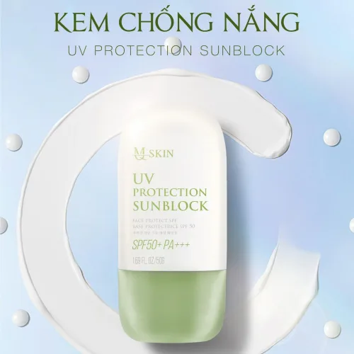 Kem Chống Nắng SPF50+ PA+++ UV Protection Sunblock MQ Skin