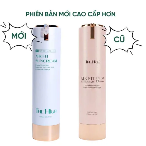 Kem Chống Nắng The High Korea Giúp Nâng Tone Da Trắng Hồng 40ml - Phiên Bản Mới
