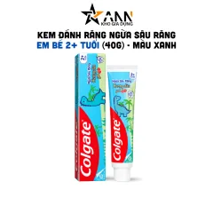 Kem Đánh Răng Colgate Ngừa Sâu Răng Em Bé 2+ Tuổi Hương Dâu 40g - Màu Xanh