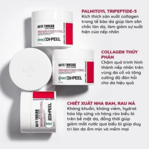 Kem dưỡng chống lão hóa vùng cổ Medi-Peel Naite Thread Neck Cream
