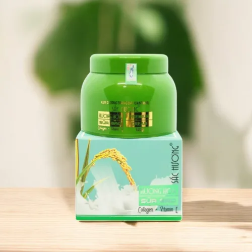 Kem Dưỡng Da Body Sắc Hương Hương Hoa Sữa Gạo - Hộp Màu Xanh 130ml