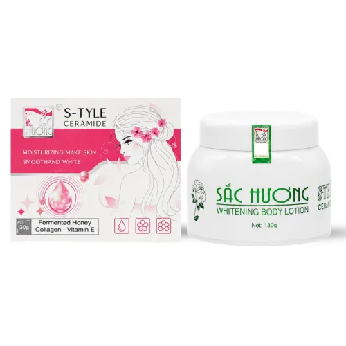 Kem Dưỡng Da Body Sắc Hương S-Tyle Ceramide Phiên Bản Mới - Hộp Màu Trắng 130ml
