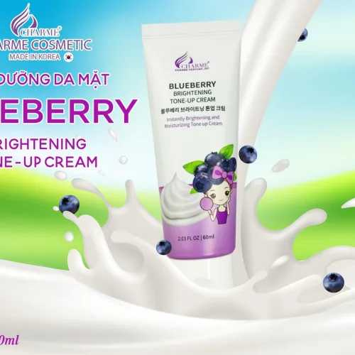 Kem Dưỡng Da Mặt Blueberry Charme Brightening Tone Up Cream siêu phẩm dưỡng nhan 10 điểm cho chất lượng