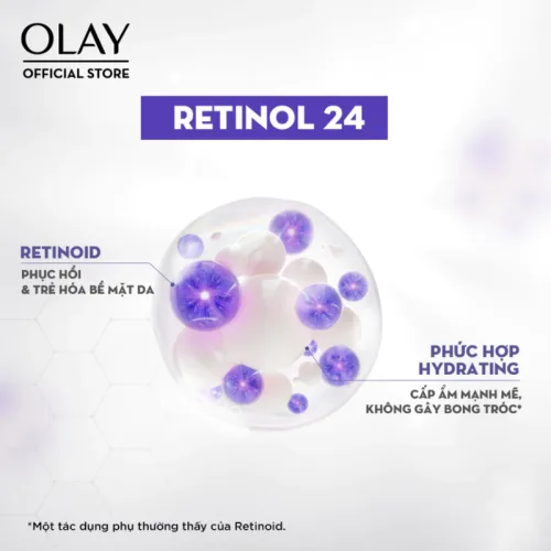 Kem Dưỡng Ẩm Olay Luminous Niacinamide + Retion24 Ban Đêm 50g