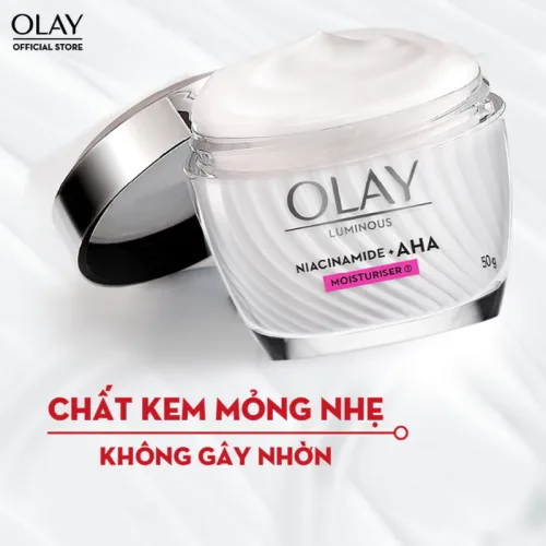 Kem Dưỡng Olay Luminous Niacinamide + AHA Moisturizer 50g