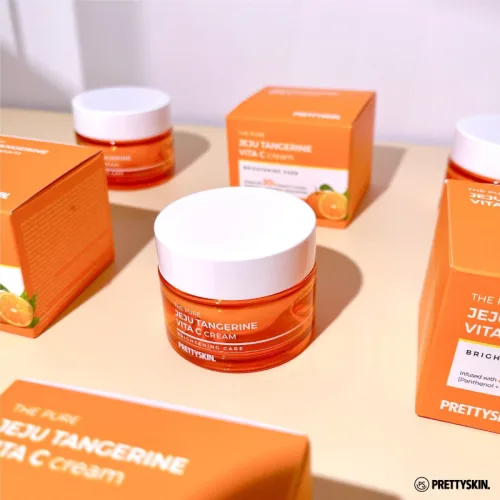 Kem Dưỡng Prettyskin The Pure Jeju Tangerine Vita C Cream 52ml