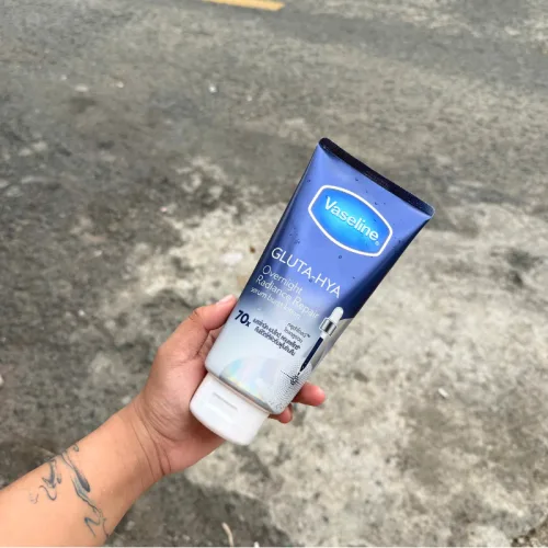 Kem Dưỡng Thể Vaseline Màu Xanh 70X Gluta Hya Overnight - Phiên Bản Mới