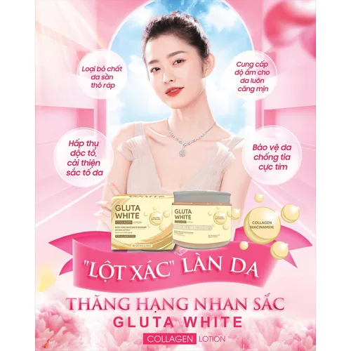 Kem Dưỡng Trắng Da Body Gluta White 170g
