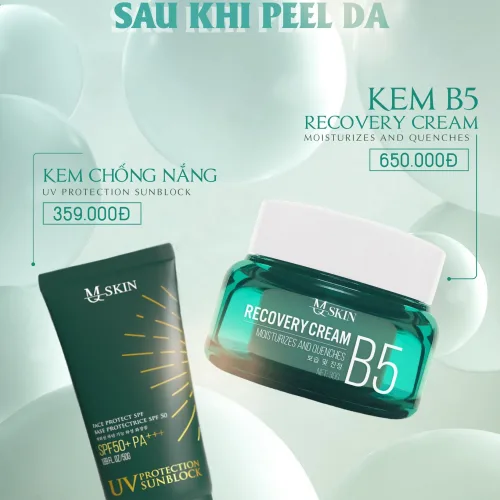 Kem B5 MQ Skin Dưỡng Trắng Da Recovery Cream