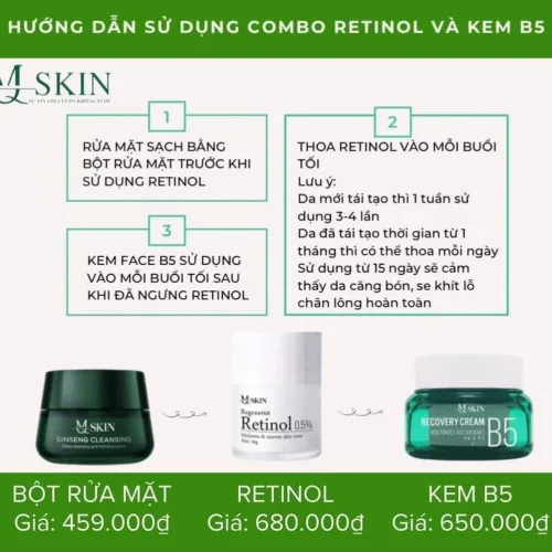 Kem B5 MQ Skin Dưỡng Trắng Da Recovery Cream