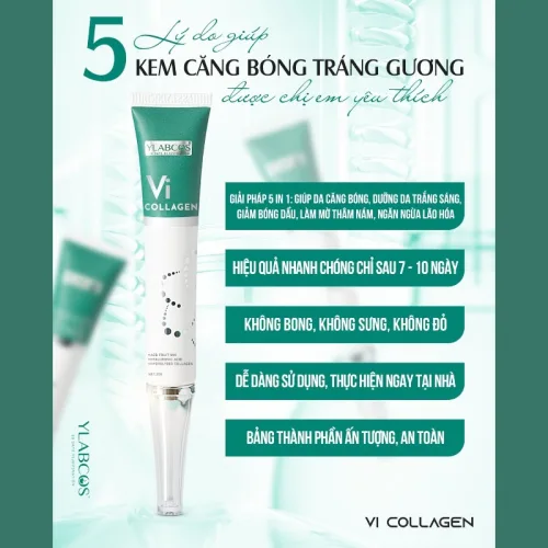 Kem Dưỡng Ylabcos Rejuvenating Cream Vi Collagen Dr Lacir 25g - Giúp Chống Lão Hóa & Trẻ Hóa Da