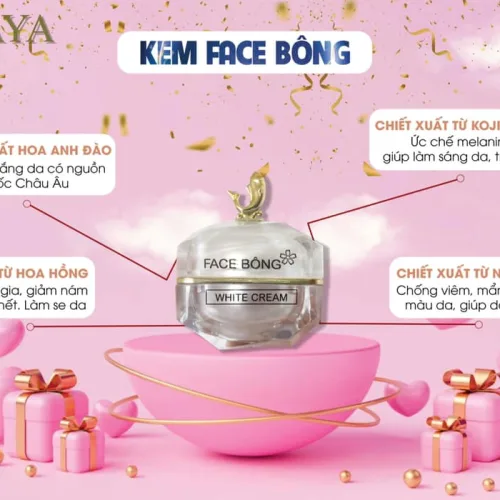 Kem Face Bông Onaya Dưỡng Trắng Da Ngừa Nám