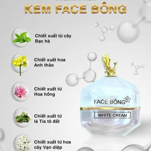 Kem Face Bông Onaya Dưỡng Trắng Da Ngừa Nám