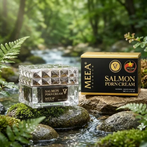 Kem Face Cá Hồi Salmon Pdrn Cream Meea Origin Phiên Bản Mới 30g