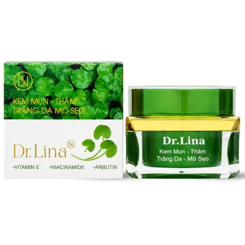 Kem Face Dr Lina Xanh Giảm Mụn Mờ Thâm Sáng Da Mờ Sẹo 18g