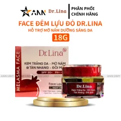 Kem Face Lựu Đỏ Dr.Lina Melasma Face Giảm Nám Ban Đêm 18g