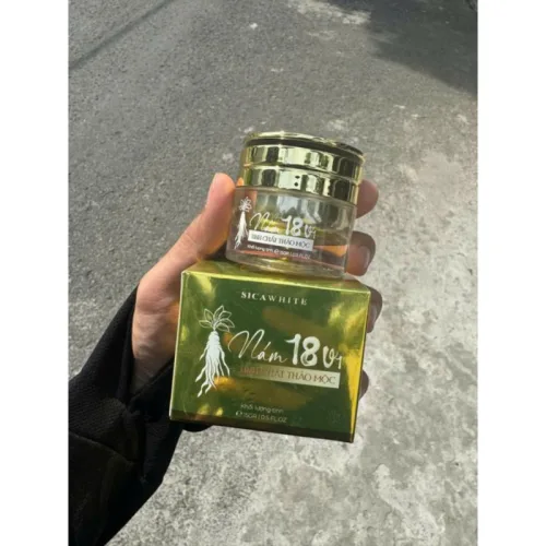 Kem Face Nám 18 Vị Tinh Chất Thảo Mộc Sica White 15g