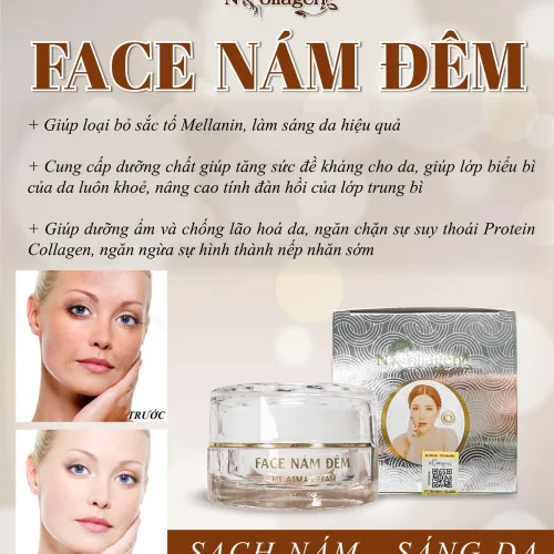 Kem Face Nám Đêm N Collagen