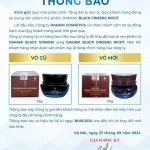 Kem Face Nám Nhân Sâm Đen Dakami Black Ginseng