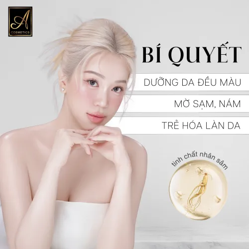 Kem Face Nám Nhân Sâm Ginseng Melasma A Cosmetics 2024 Mỹ Phẩm Phương Anh