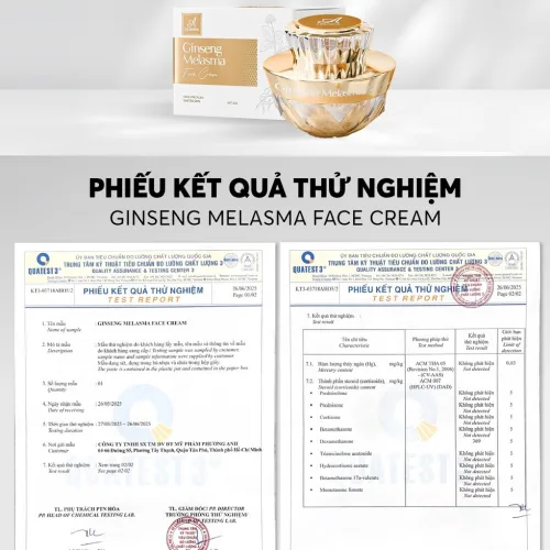 Kem Face Nám Nhân Sâm Ginseng Melasma A Cosmetics 2024 Mỹ Phẩm Phương Anh