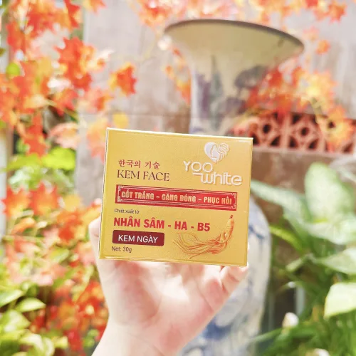 Kem Face Cốt Trắng Nhân Sâm Yoo White