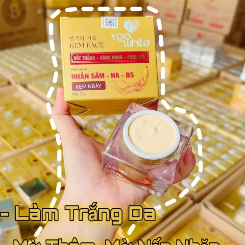 Kem Face Cốt Trắng Nhân Sâm Yoo White