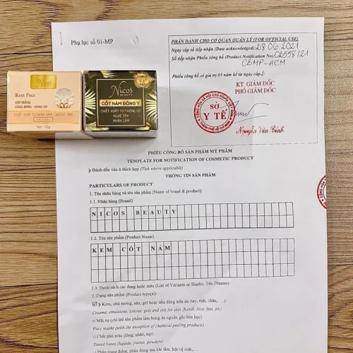 Kem Face Nicos Cốt Nám Đông Y