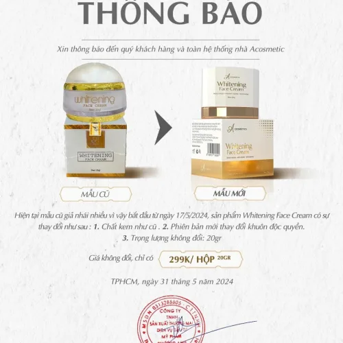 Kem Face Pháp New A Cosmetics Mỹ Phẩm Phương Anh