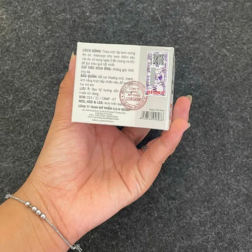 Kem Face Son Cosmetic Màu Trắng Dưỡng Trắng Da Chống Lão Hóa 10g Phiên Bản Cũ