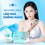 Kem Face SON Màu Xanh Biển Dưỡng Trắng Da Chống Lão Hóa